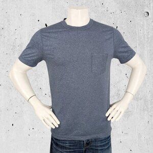 Vuori T Shirt Size Medium Tee Blue Front Pocket